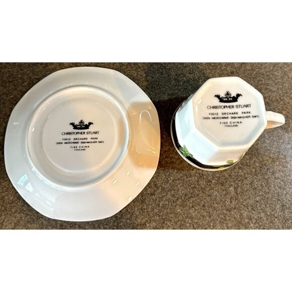 CHRISTOPHER STUART ORCHARD PARK Y0012 CUP AND SAUCER - Picture 5 of 7